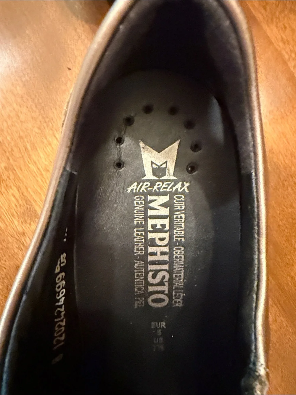 Mephisto Women's Brown Black Tan Snake-Print Athletic Sneakers